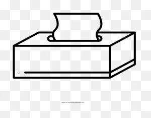 Transparent Tissue Box Png - Tissue Box Coloring Page Clipart ClipartFlare.com 