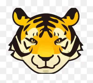 Emoji Clipart Tiger - Tiger Face Cartoon Png Transparent Png ClipartFlare.com 