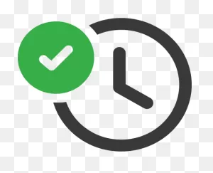 On Time Icon Png And PNG-WebP Vector Free Download