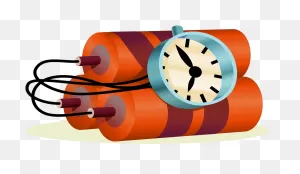 Time Threat Illustration Transprent Png Free Download - Bomb ClipartFlare.com 