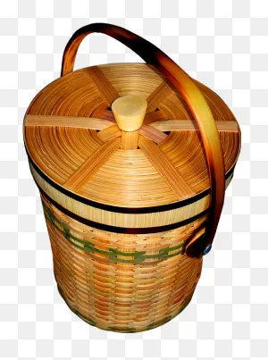 Exclusionary Light Brown Bamboo Tiffin Box - Storage Basket ClipartFlare.com 