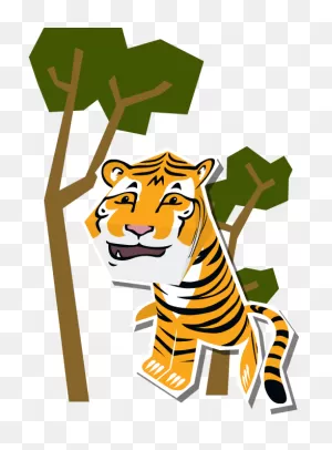 Tiger Stripe Clip Art - Png Download - Full Size Clipart (#3152555 ClipartFlare.com 