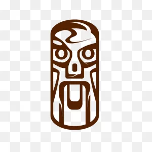 Tiki Statue Vector Image | Free PNG-WebP