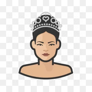 Asian, Avatar, Pageant, Princess, Tiara, User, Woman Icon ClipartFlare.com 