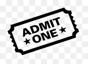 Buy Tickets In Person - Transparent Background Movie Ticket ClipartFlare.com 