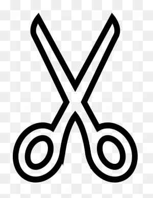 Png File - Scissors Template Clipart - Full Size Clipart (#3936119 ClipartFlare.com 