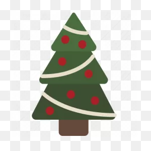 Christmas, Decorated, Tree, Ornaments, Tinsel, Christmas Tree Icon ClipartFlare.com 