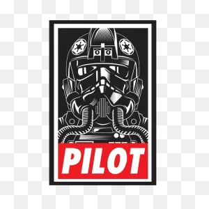 Pilot - Tie Fighter | Star Wars Illustration, Star Wars Silhouette ClipartFlare.com 