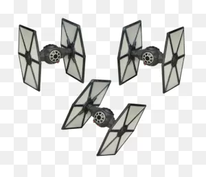 Star Wars Tie Fighters - Star Wars The Black Series First Order ClipartFlare.com 