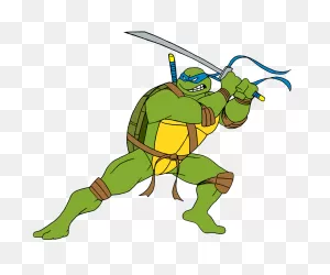 Ninja Tutle Leonardo Png Image | Tmnt Artwork, Ninja, Ninja Turtles