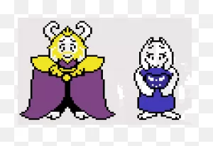 Toriel And Asgore Undertale - Undertale Pixel Art Asgore Clipart ClipartFlare.com 