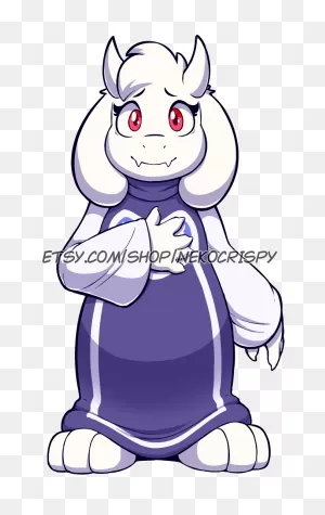 Toriel Acrylic Standee/sticker Design By Bluebrush -- Fur Affinity ClipartFlare.com 