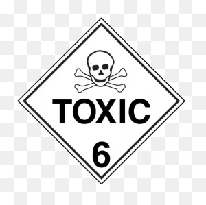 Dangerous Goods Sign Toxic - Toxic Substances Waste Sign Clipart ClipartFlare.com 