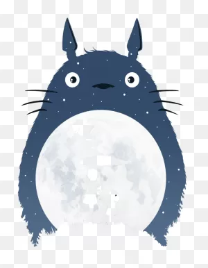 Miyazaki Totoro T Shirt Clipart - Full Size Clipart (#3746907 ClipartFlare.com 
