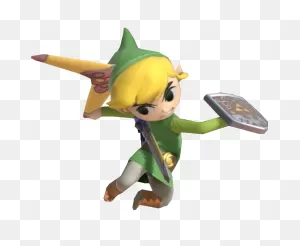 Toon Link Preparing To Throw His Boomerang By Transparentjiggly64 ClipartFlare.com 