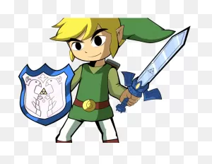 The Legend Of Zelda Clipart Toon Link - Png Download - Full Size ClipartFlare.com 