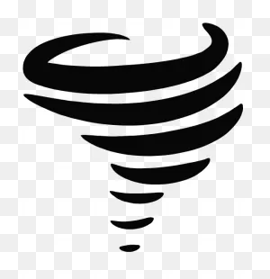 Tornado Black And White Clipart - Png Download - Full Size Clipart ClipartFlare.com 