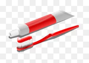 Onlinelabels Clip Art - Toothbrush And Toothpaste
