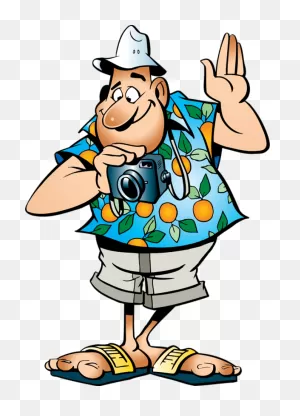 Animation Tourism Photography Clip Art Transprent - Tourist Clip ClipartFlare.com 