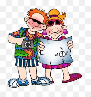 Tourists - Tourist Clipart - Png Download - Full Size Clipart ClipartFlare.com 