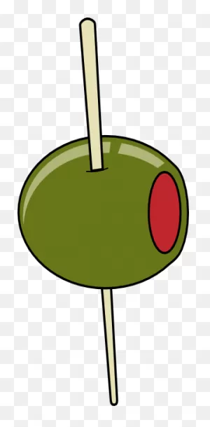Green Olive On A Toothpick Clip Art At ClipartFlare ClipartFlare.com - Vector Clip Art ClipartFlare.com 