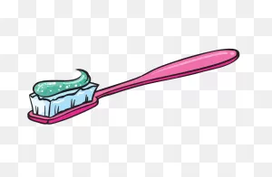 Pink Toothbrush Clipart Transparent - ClipartFlare
