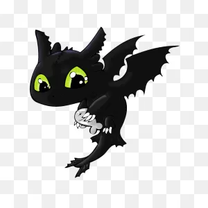 Httyd- Chibi Toothless | Cute Toothless, Toothless Drawing, Chibi