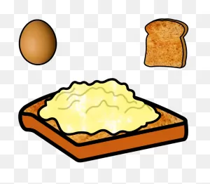 Picture - Eggs On Toast Clipart - (800X800) Png Clipart Download