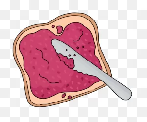 Toast Clipart Jam Toast - Toast And Jam Clipart - Png Download ClipartFlare.com 