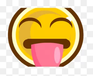 Download Hd Tongue Clipart Emoji Tongue - Smiley Face With Tongue ClipartFlare.com 