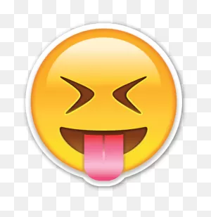 Face With Stuck Out Tongue And Tightly Closed Eyes | Emoji, Emoji ClipartFlare.com 