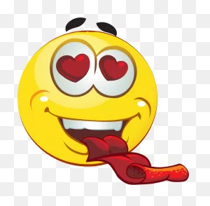 Tongue Out In Love Emoji Decal