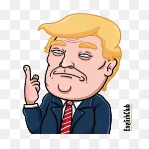 Learn English With Professor Trump | ClipartFlare