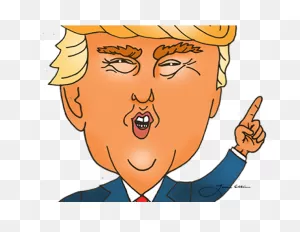 Presidents Clipart Intelligent Person - Easy Donald Trump Clipart ClipartFlare.com 