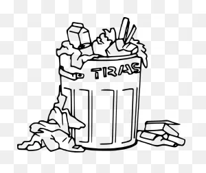 Trash Can Garbage - Free Vector Graphic On ClipartFlare