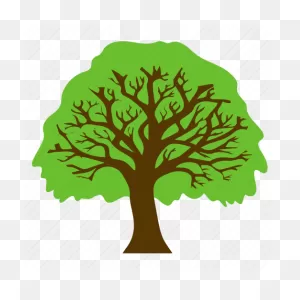 Forest, Oak Tree, Round Tree, Tree Trunk, Woods Icon - Download On ClipartFlare.com 
