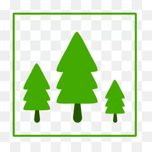 Christmas Tree Line Clipart - Tree, Green, Leaf, Transparent Clip Art