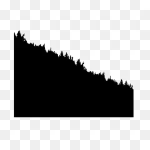 Forest Treeline Silhouette 2 | Free PNG-WebP