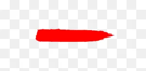 Red Brush Stroke - Png Press - Transparent Png Free Download