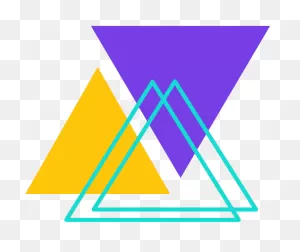 Png #tumblr #geometric #kpop #triangle #yellow #purple - Triangle ClipartFlare.com 