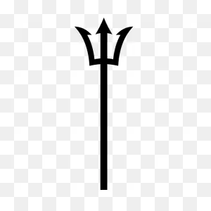 Trident Silhouette | Free PNG-WebP