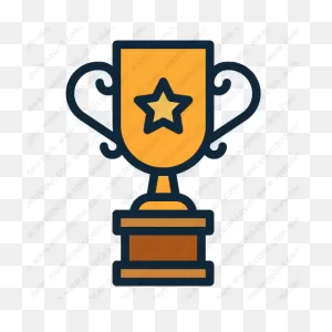 Download Trophy Vector Icon | ClipartFlare