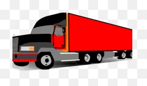Cargo Truck Clipart Small Truck - 18 Wheeler Truck Clipart - Png ClipartFlare.com 