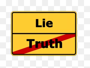 Truth Lie Street Sign - Free Image On ClipartFlare