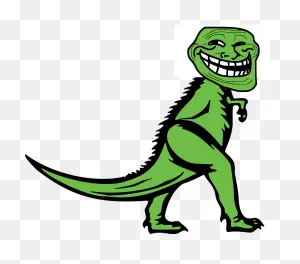 Maxpedition Troll Face Morale Patch (817X720) - Troll Dinosaur ClipartFlare.com 