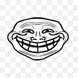 Troll Large Smile Transparent Png - Stickpng