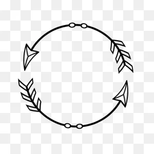 Tribal Arrows Deesign On Circle #ad , #arrows, #deesign, #circle ClipartFlare.com 