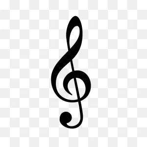 Treble Clef Symbol Vector | Free PNG-WebP