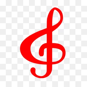 The Music - Treble Clef | Full Size Png Download | ClipartFlare