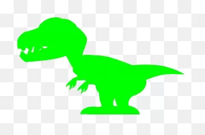 Black And White Trex Dinosaur Clipart - Png Download - Full Size ClipartFlare.com 